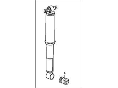 Honda 52610-SHJ-L71 Shock Absorber Assembly, Rear