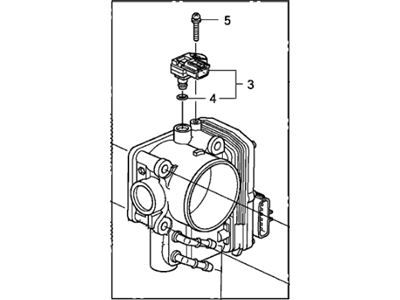 Honda 16400-RYE-A01 Throttle Body, Electronic Control (Gmc1A)