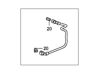 Honda 16720-RGL-A02 Hose, Fuel Feed