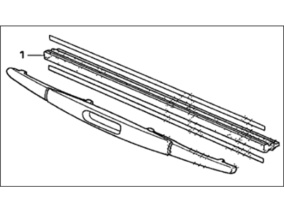 Honda 76730-SHJ-A01 Blade, Rear Windshield Wiper (400Mm)