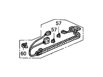 Honda 72544-SHJ-A01 Cess Assy., R. Slide Door (Manual)