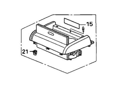 Honda 83406-SHJ-A01ZG Holder, Cup (Gray)