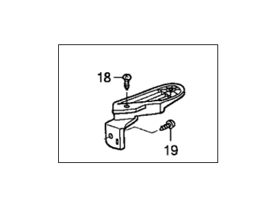 Honda 06150-SHJ-A21 Leg Kit C, L. Headlight Mounting