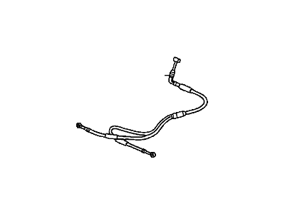 Honda 82233-SHJ-A01 Cable B, R. RR. Seat