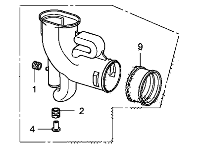 Honda 17250-RGL-A00 Tube Assy., Air In.