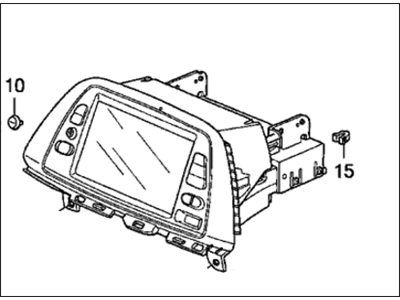 Honda 39810-SHJ-A02RM Navigation Display