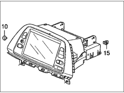 Honda 39810-SHJ-A02 Display Assy., Navigation (Matsushita)