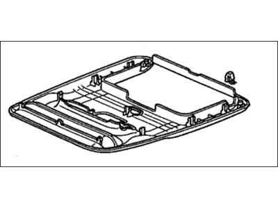 Honda 39520-SHJ-A42ZD Garnish Assy., RR. Entertainment System *NH598L* (ATLAS GRAY)