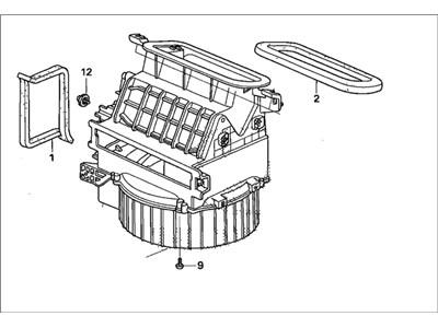 Honda 79305-SHJ-A01 Blower Sub-Assy.