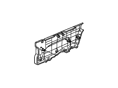 Honda 81971-SHJ-A21ZC Cover, R. Center Seat Riser (Outer) *YR239L* (KI IVORY)