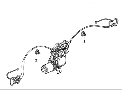 Honda 72050-SHJ-A21 Motor Assy., L. Power Slide Door