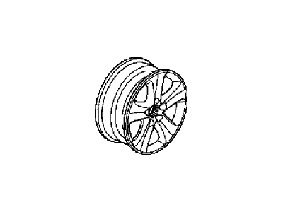 Honda 42700-SHJ-L91 Disk, Aluminum Wheel (17X7J) (Tpms) (Aap)