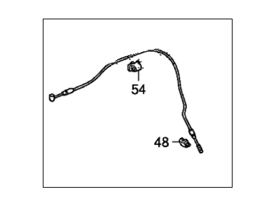 Honda 72673-SHJ-A21 Cable Assembly, Slide Door Automatic Closed