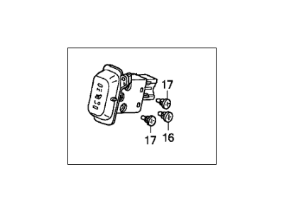 Honda 35650-SHJ-A01 Switch Assembly, Driver Side Heated Seat