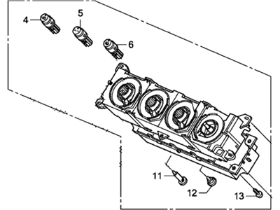 Honda Odyssey Blower Control Switches - 79500-SHJ-A01