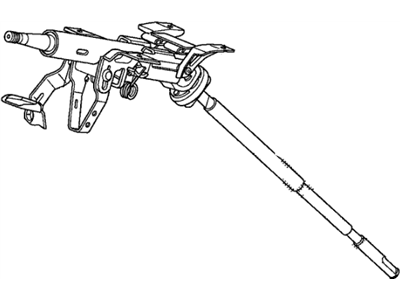 Honda 53200-SHJ-A04 Column Assembly, Steering (Driver Side)