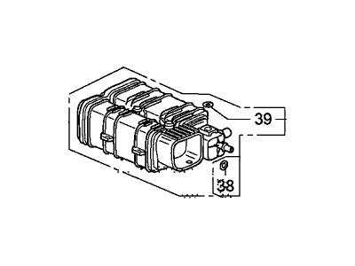 Honda 17011-SHJ-A01 Canister Assembly