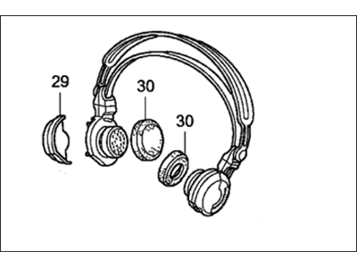 Honda 39580-SHJ-A01 Headphone Assy. (Matsushita)