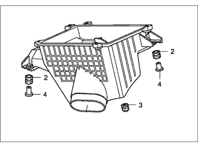 Honda Odyssey Air Filter Box - 17244-RGL-S00
