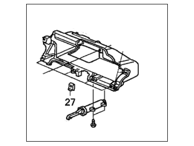 Honda 77110-SHJ-A01 Tray Assy., Passenger