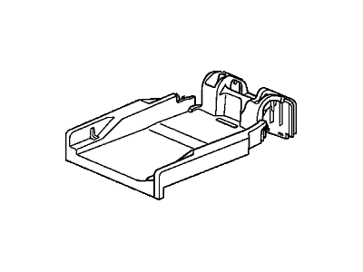 Honda 81911-SHJ-A21ZC Cover, Center Seat Cushion Base *YR239L* (KI IVORY)