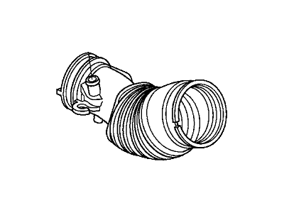 Honda 17228-RGW-A00 Tube, Air Flow