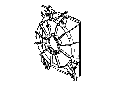 2006 Honda Odyssey Fan Shroud - 19015-RGL-A01