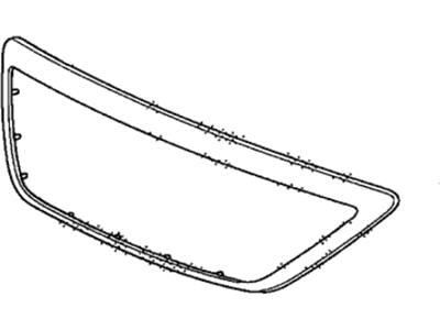 Honda 71122-SHJ-A01 Molding, FR. Grille