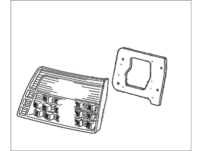 Honda 34151-SHJ-A01 Lamp Unit, R. Lid