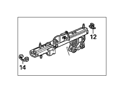 Honda 81360-SHJ-A01 Adjuster, R. Middle Seat Slide(Outer)