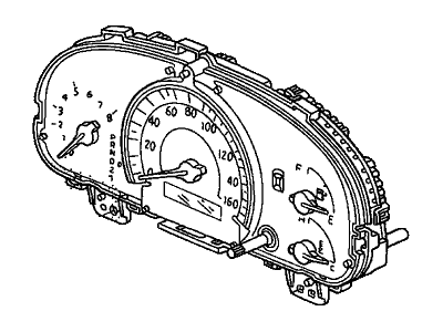 Honda Odyssey Instrument Cluster - 78120-SHJ-A63