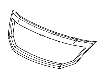 Honda 71122-SHJ-A02 Molding, FR. Grille