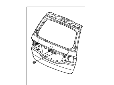 2010 Honda Odyssey Tailgates - 68100-SHJ-305ZZ