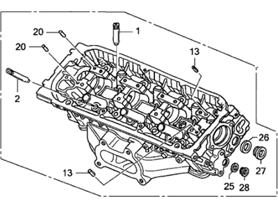 Honda Pilot Cylinder Head - 12300-RGL-305