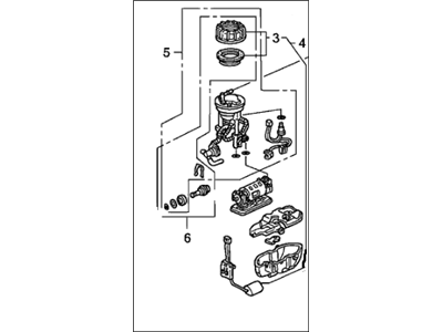 Honda 17045-SHJ-A51 Set, Fuel Pump Module