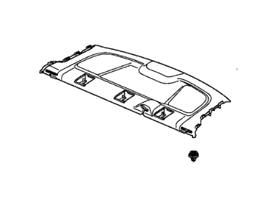 Honda 84505-TR5-A01ZB Tray, RR. *G69L* (PALE MOSS GRAY)