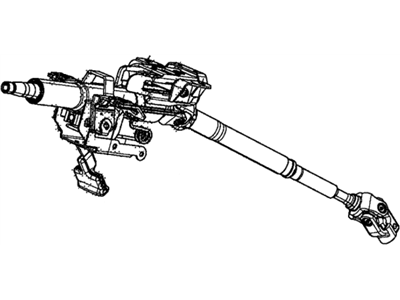 Honda 53200-TR0-A92 Column Assembly, Steering