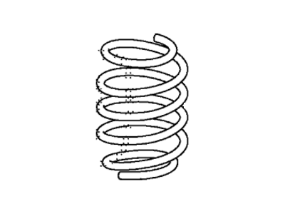 Honda 51406-TR5-A01 Spring, Left Front