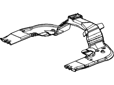 Honda 83331-TR0-A00 Duct, RR. Heater