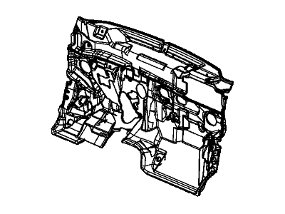 Honda 74260-TR3-A51 Insulator, Dashboard