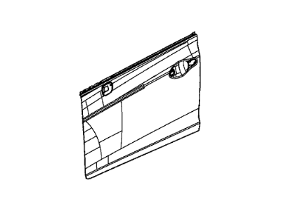 Honda 67151-TR0-305ZZ Skin Set, L. FR. Door