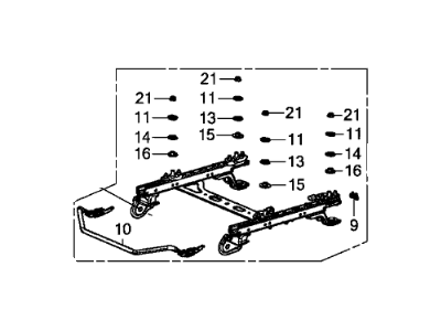 Honda 81166-TR6-L01 Sensor, Seat Weight