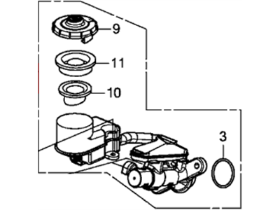 Honda 46100-TR3-A01