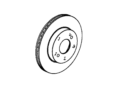 Honda 45251-SMG-G11 Disk, Front Brake (15