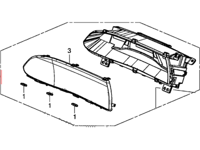 2012 Honda Civic Speedometer - 78100-TR5-A02