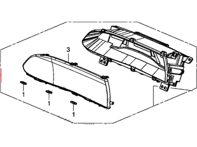 Honda 78100-TR5-A02 Meter, Combination