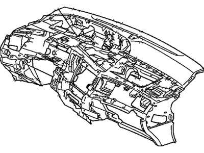 Honda Civic Instrument Panel - 77100-TR6-C01ZA