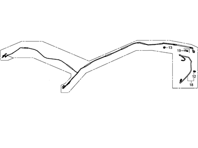 Honda 39160-TR0-A12 Feeder Assembly, Glass Antenna