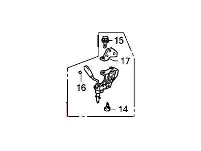 Honda 85250-S2A-902 Lock Assy., L. Roof Side