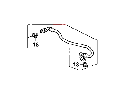 Honda 16722-PZX-003 Hose, Fuel Feed